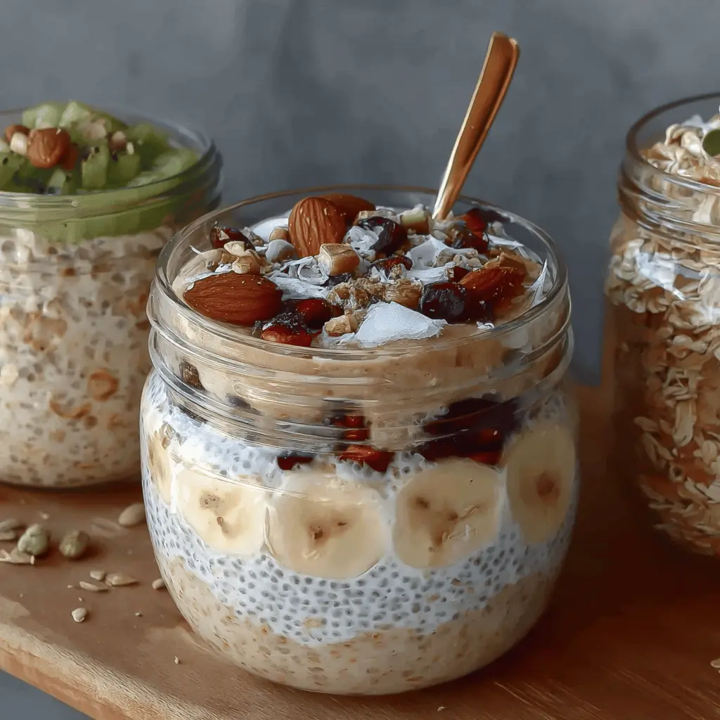 High Protein Overnight Oats: Easy Creamy Delight for Breakfast
