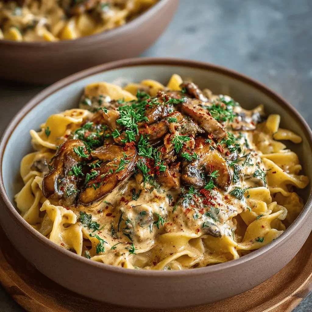 Creamy Vegan Mushroom Stroganoff: A Comforting Delight at Home