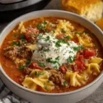 Crockpot Lasagna Soup