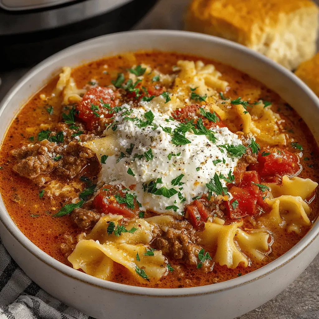 Crockpot Lasagna Soup: Easy Comfort Food Your Family Will Love