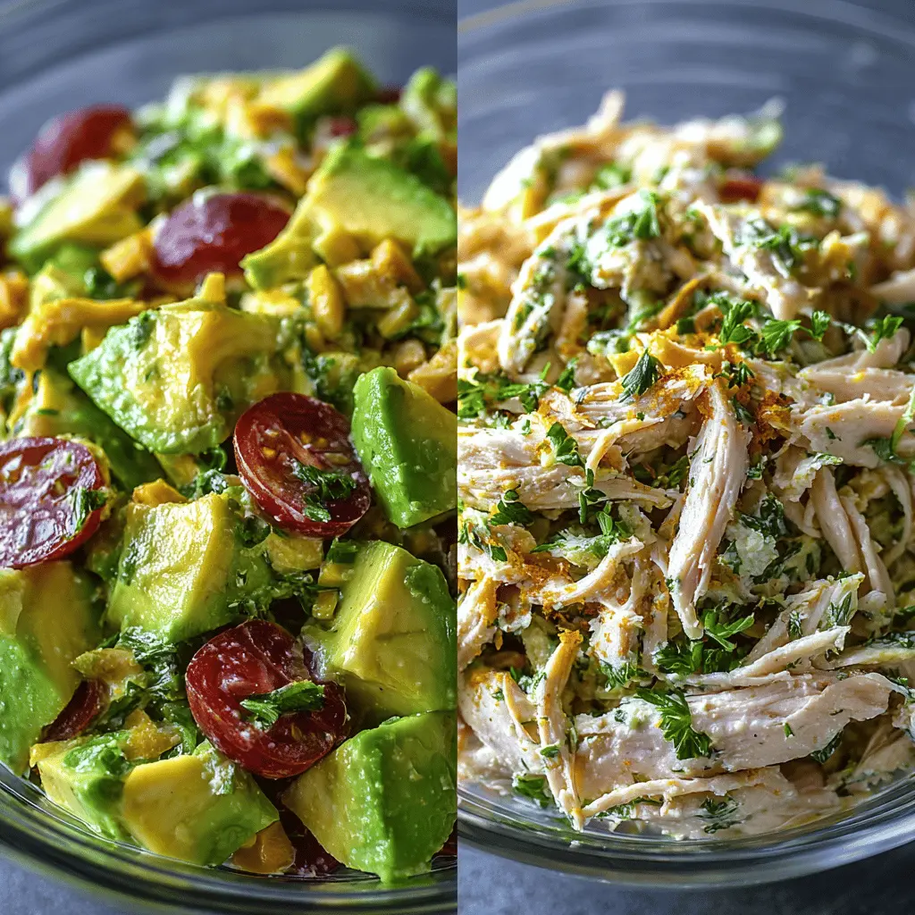 Healthy Avocado Chicken Salad: A Fresh and Flavorful Meal Idea