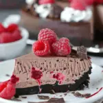 No-Bake Chocolate Raspberry Cheesecake