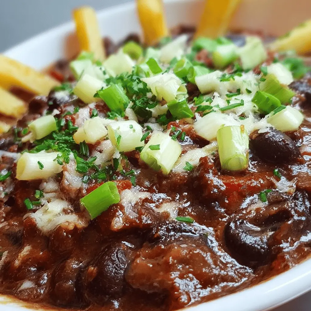 Spicy Black Bean Mushroom Chili: The Best Comfort Food Recipe