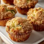 Zucchini Coffee Cake Muffins