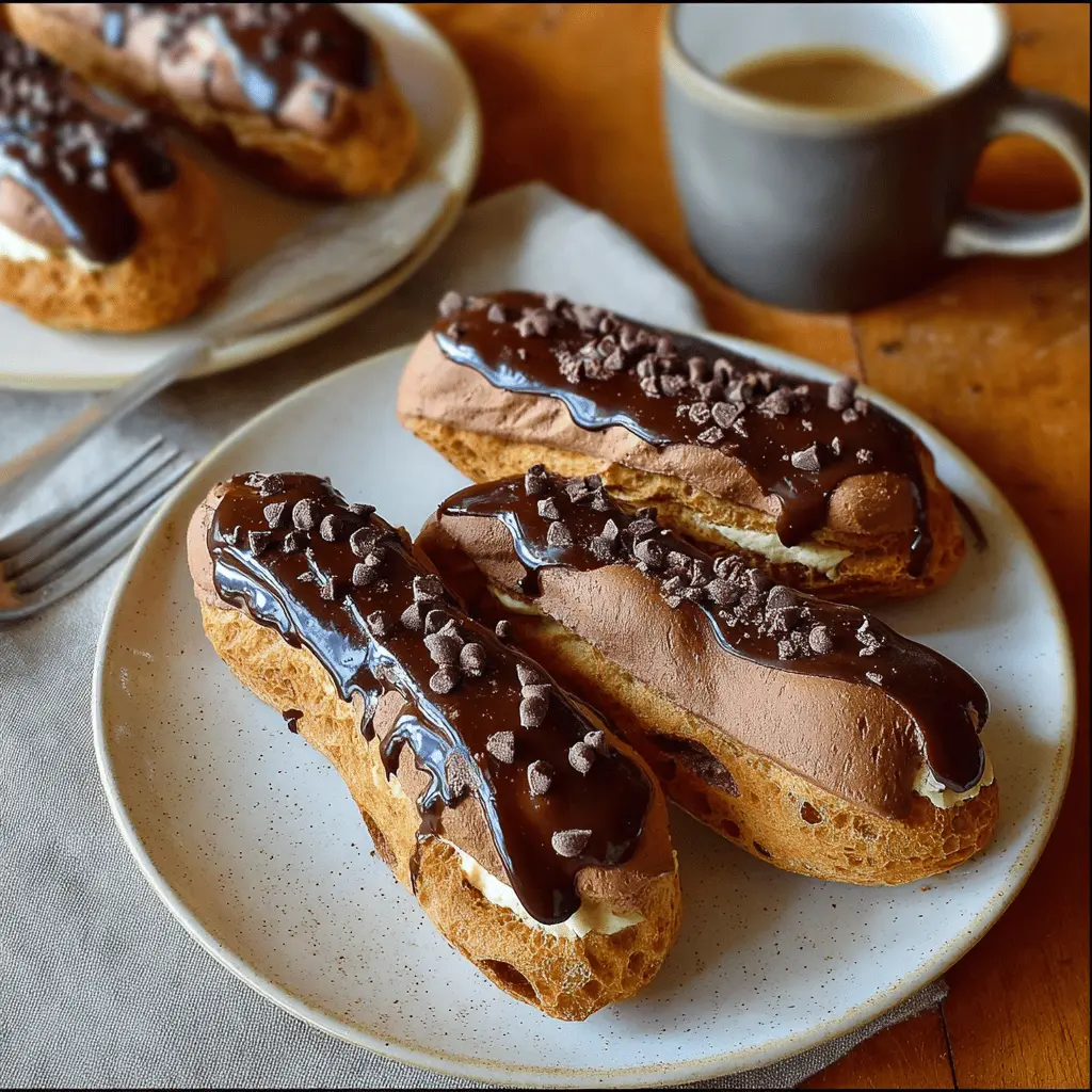 Mocha Eclairs: Indulgent Treats to Make at Home Today
