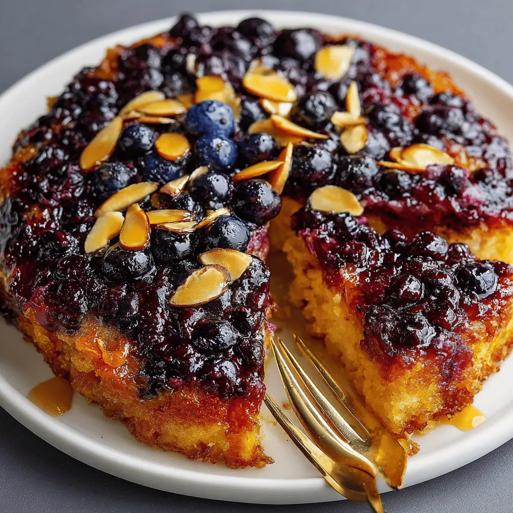 Lemon-Blueberry Upside-Down Cake: The Best Homemade Delight