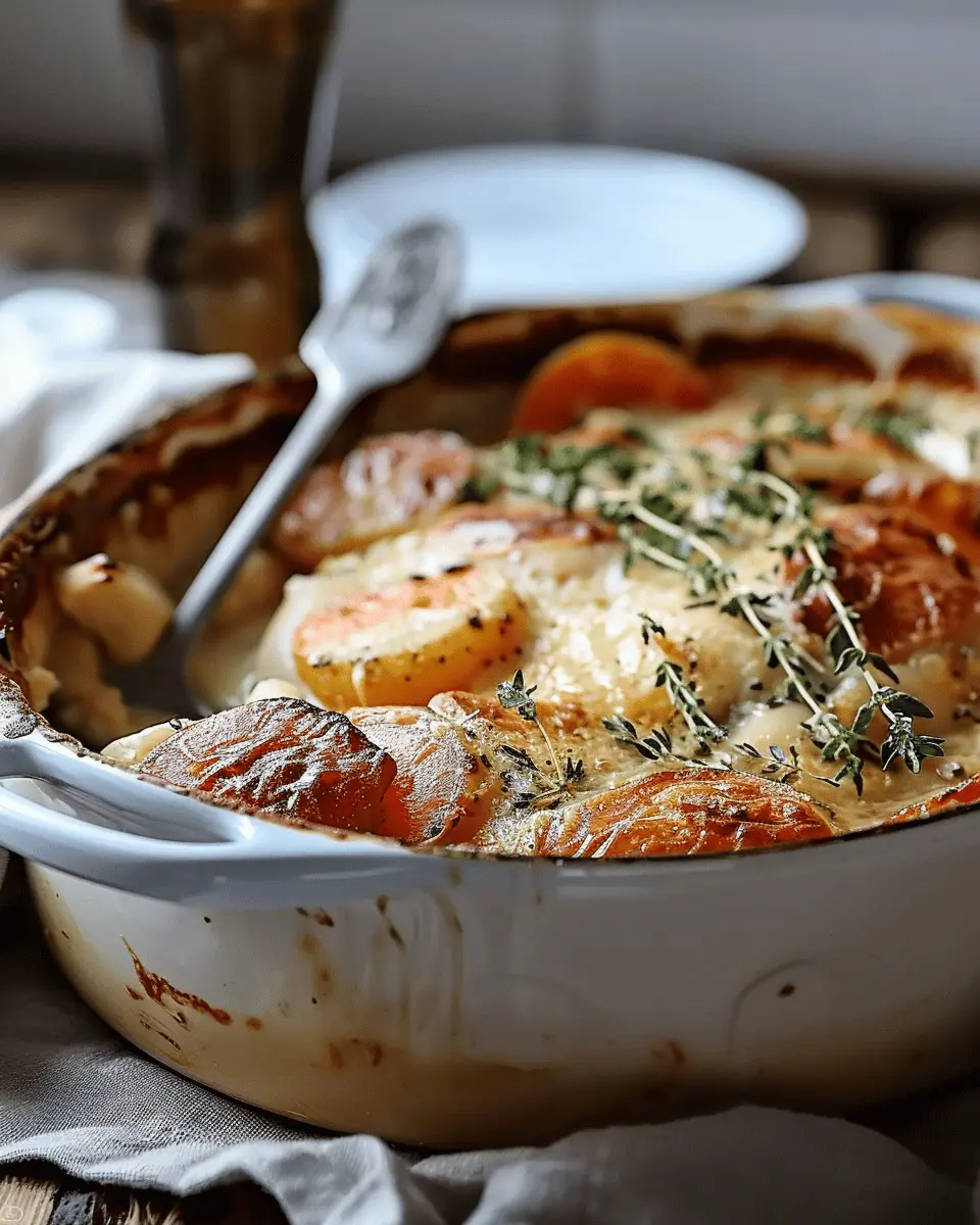 Delicious French Chicken Casserole a la Normande for Cozy Nights