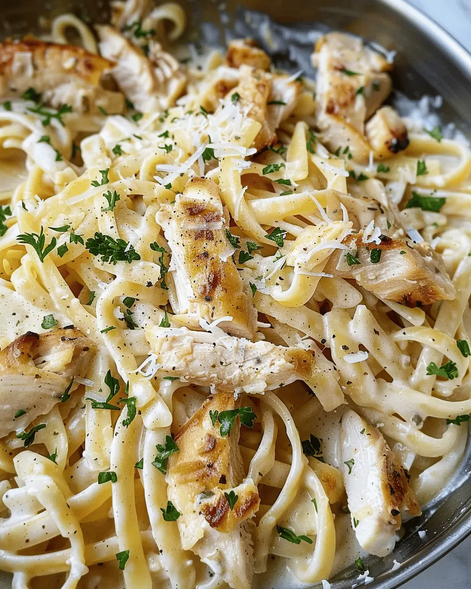 Easy Chicken Alfredo Pasta: Indulgent Dinner in 30 Minutes