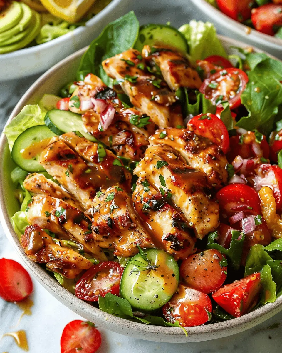 Honey Mustard Chicken Salad with Turkey Bacon: A Healthy Delight