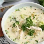 Keto Chicken Alfredo Soup