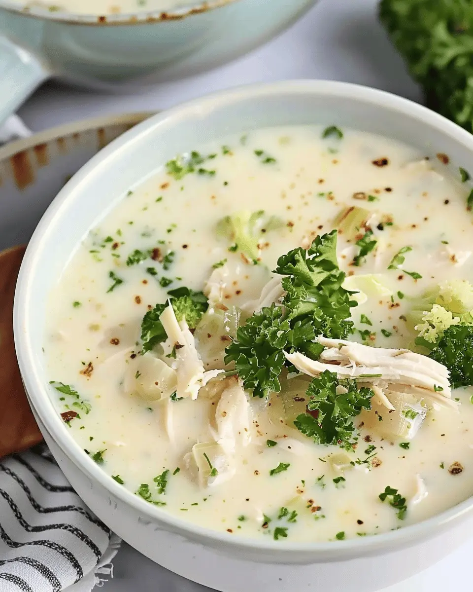 Keto Chicken Alfredo Soup: Easy & Indulgent Comfort Food Recipe