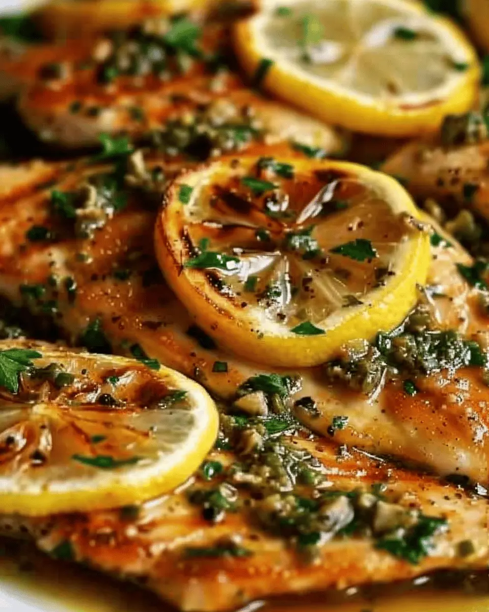 Lemon Herb Grilled Chicken Piccata: Juicy and Easy Weeknight Dinner