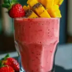 Tropical Strawberry Mango Smoothie