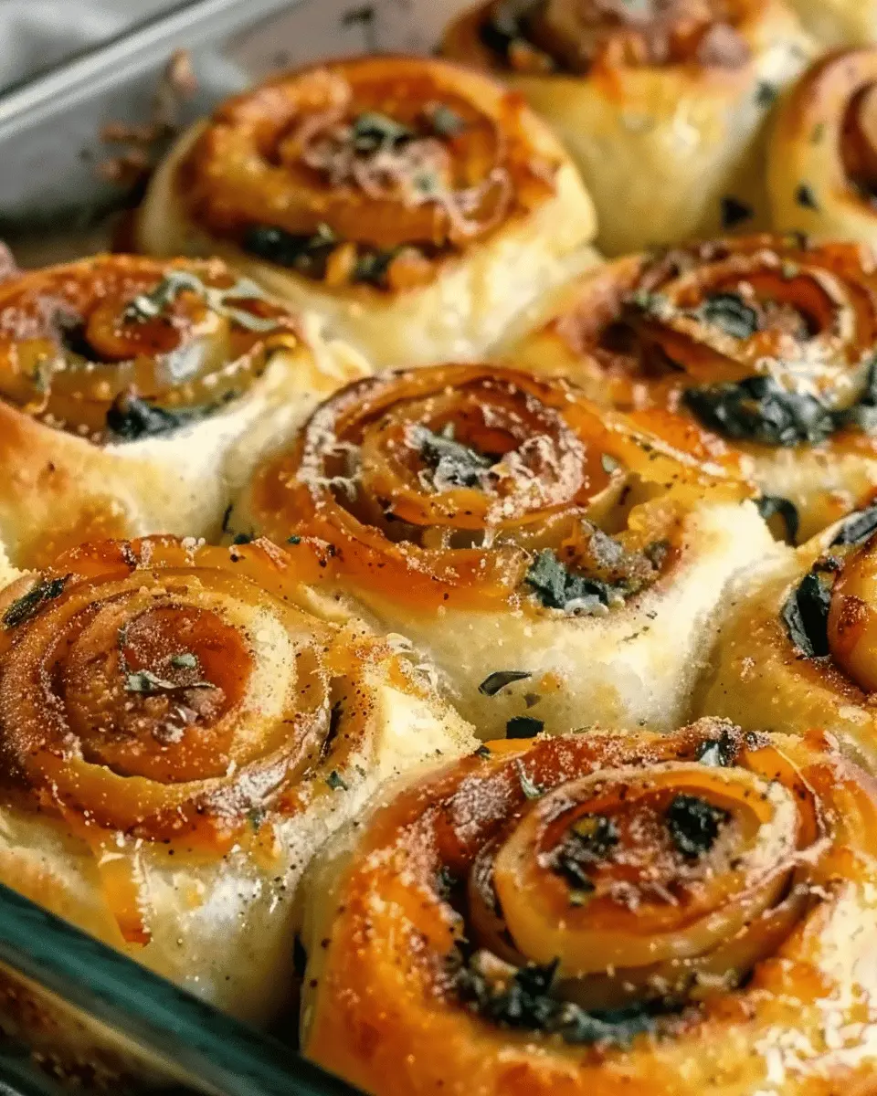 Vegan Pizza Rolls: Indulgent Caramelized Onion & Spinach Delight