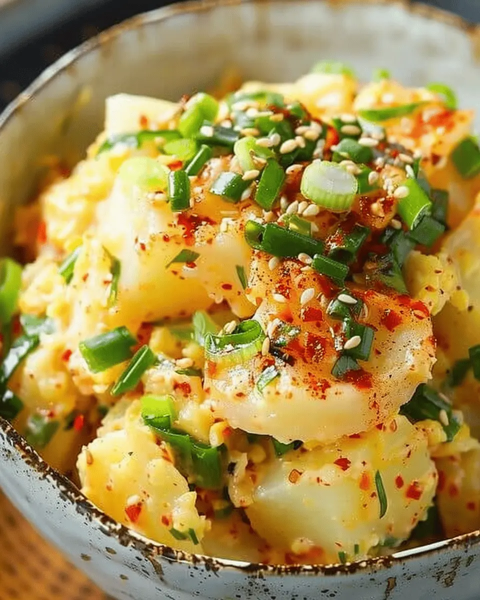 Korean Potato Salad: Easy Recipe with Turkey Bacon Twist