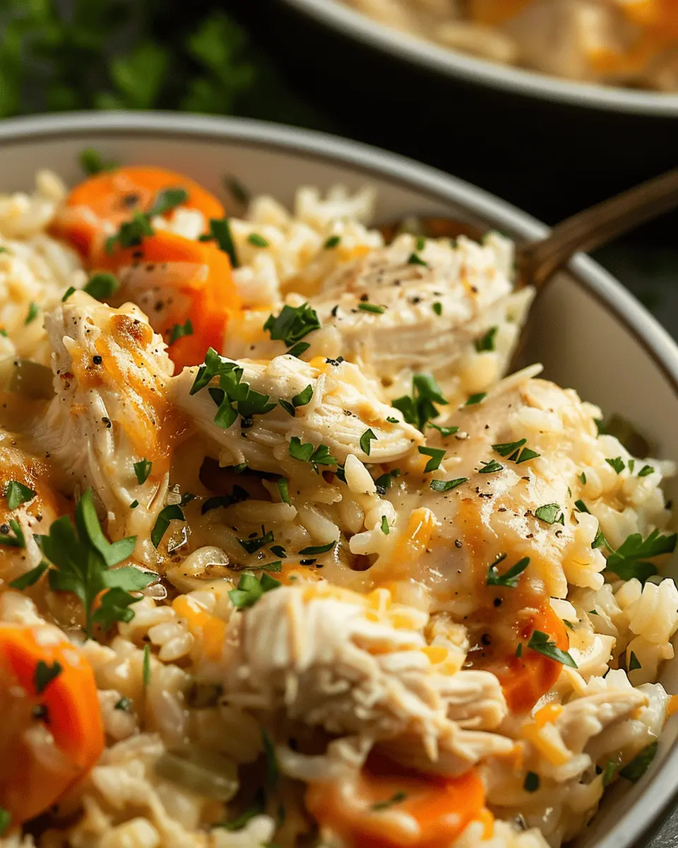 Slow Cooker Cheesy Chicken and Rice: Easy Comfort Food for All