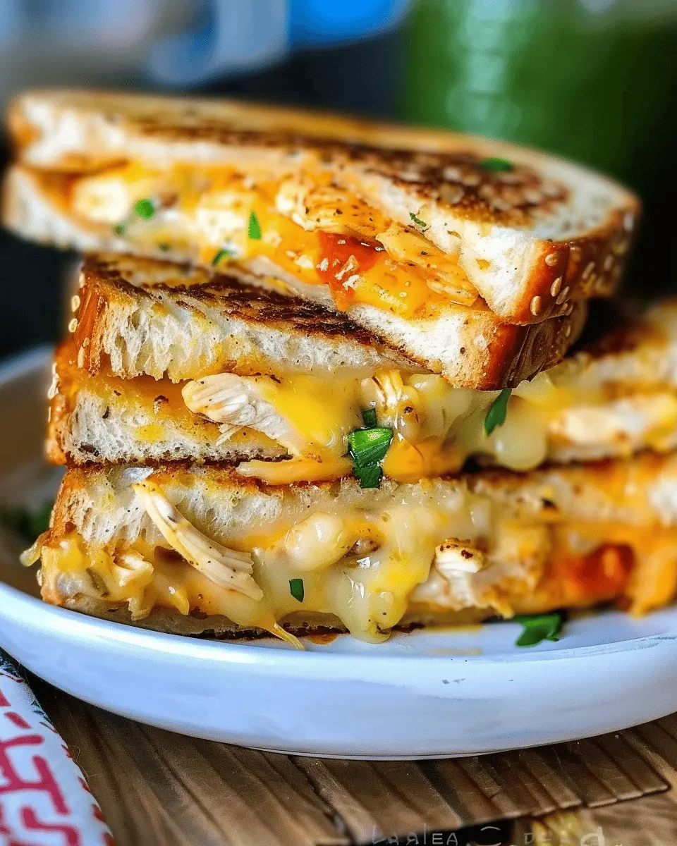 Best Chicken Grilled Cheese with Turkey Bacon: A Juicy Delight