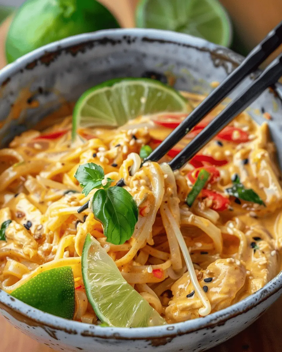 Thai Curry Noodles with Chicken: The Best Crazy Good Sauce Recipe