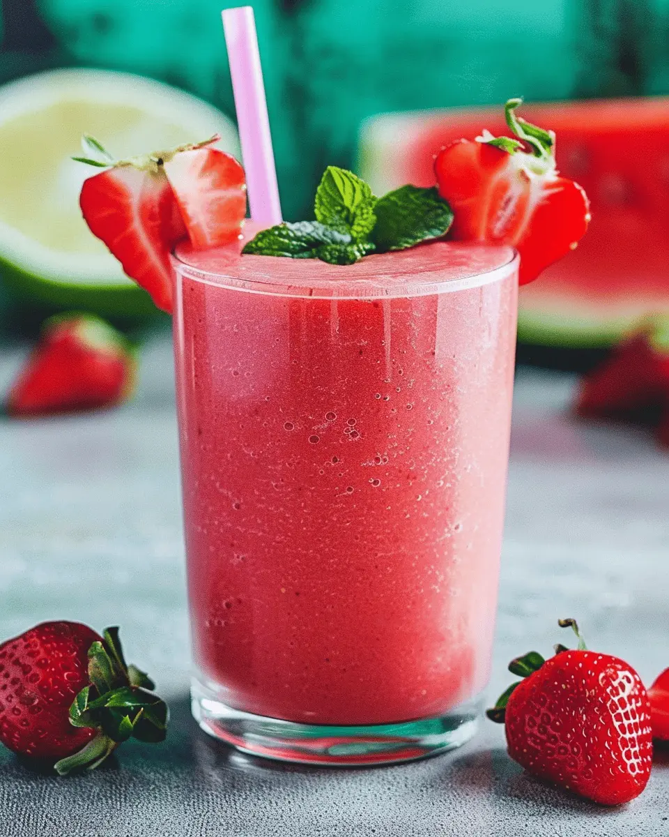 Strawberry Watermelon Smoothie: A Refreshing Summer Delight