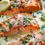Creamy garlic butter salmon