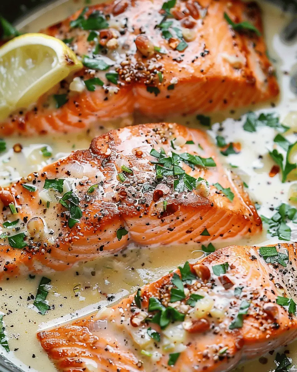 Creamy garlic butter salmon recipe for a delightful dinner
