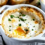 Creamy Parmesan Baked Eggs