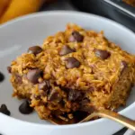 Pumpkin Chocolate Chip Baked Oatmeal