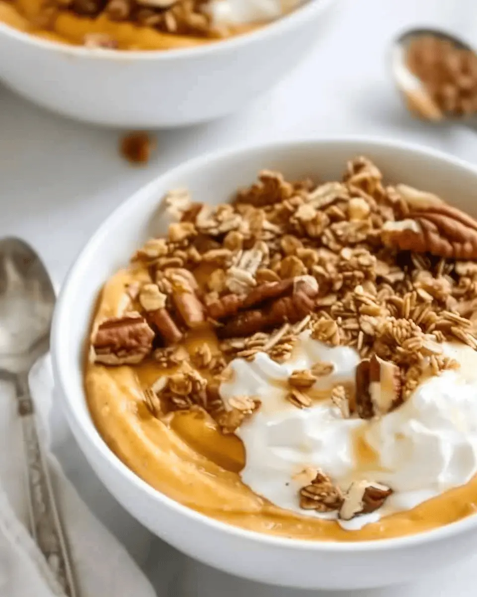 Pumpkin Pie Yogurt Bowl: Easy Fall Breakfast Bliss to Savor