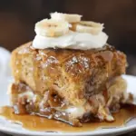 Sticky Banana Bread Pudding Cake