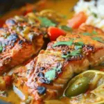 Jamaican Coconut Curry Salmon
