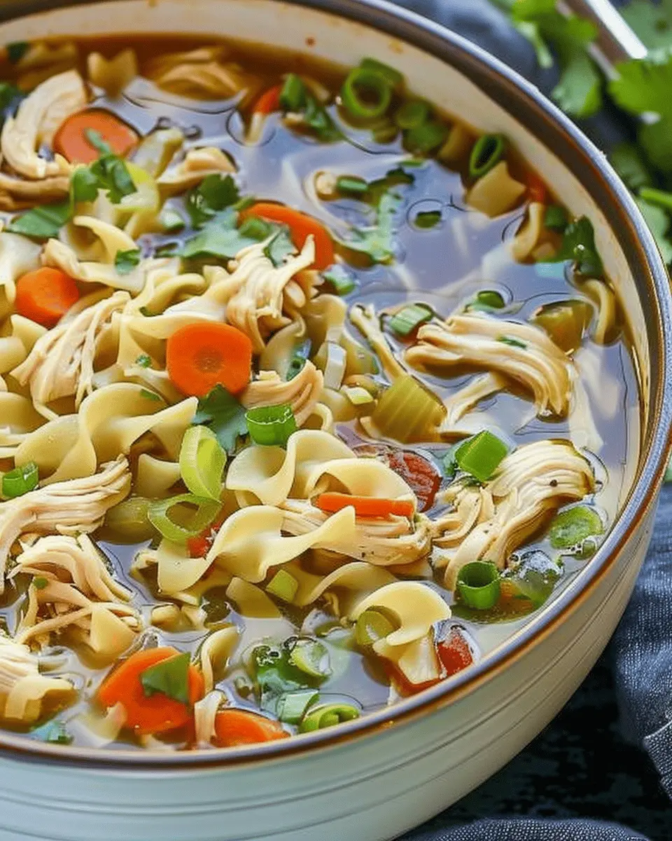 Asian Chicken Noodle Soup Made Easy: Comfort in Every Bowl
