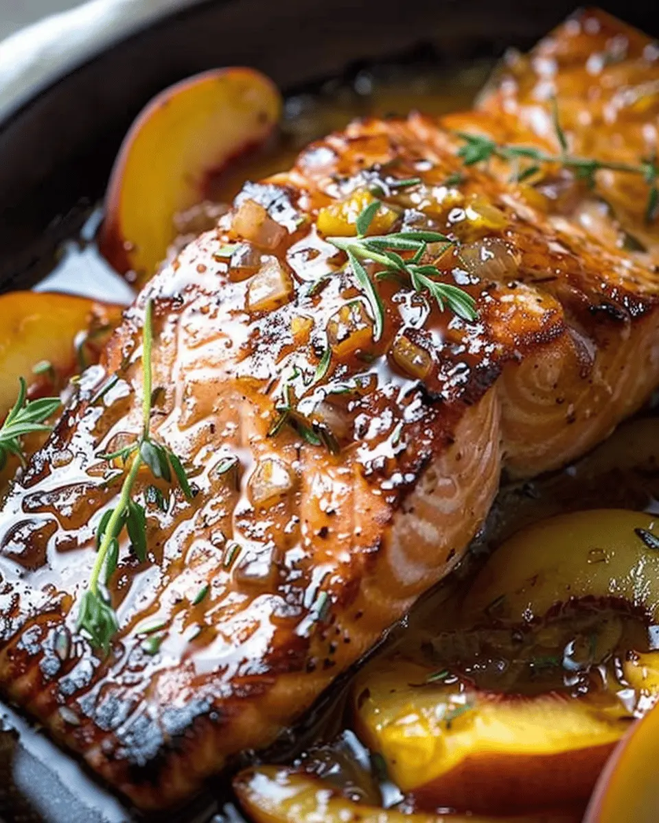 Bourbon Peach Roasted Salmon: A Juicy Twist on Dinner Time