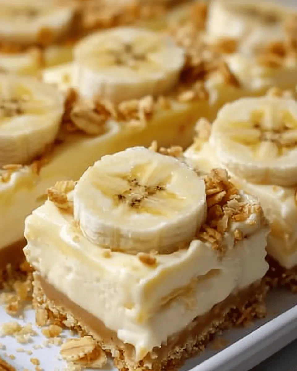 Banana Pudding Cheesecake Squares: The Best Homemade Delight
