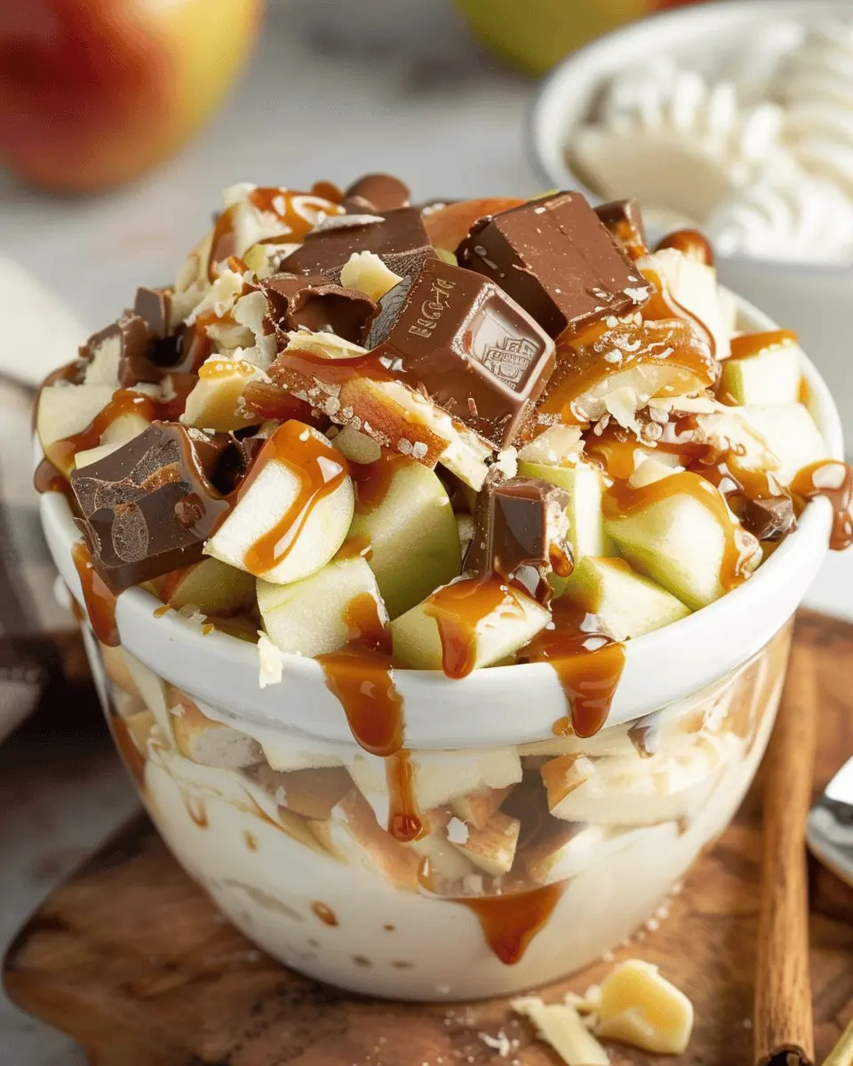 Snickers Caramel Apple Salad: The Indulgent Treat You Crave