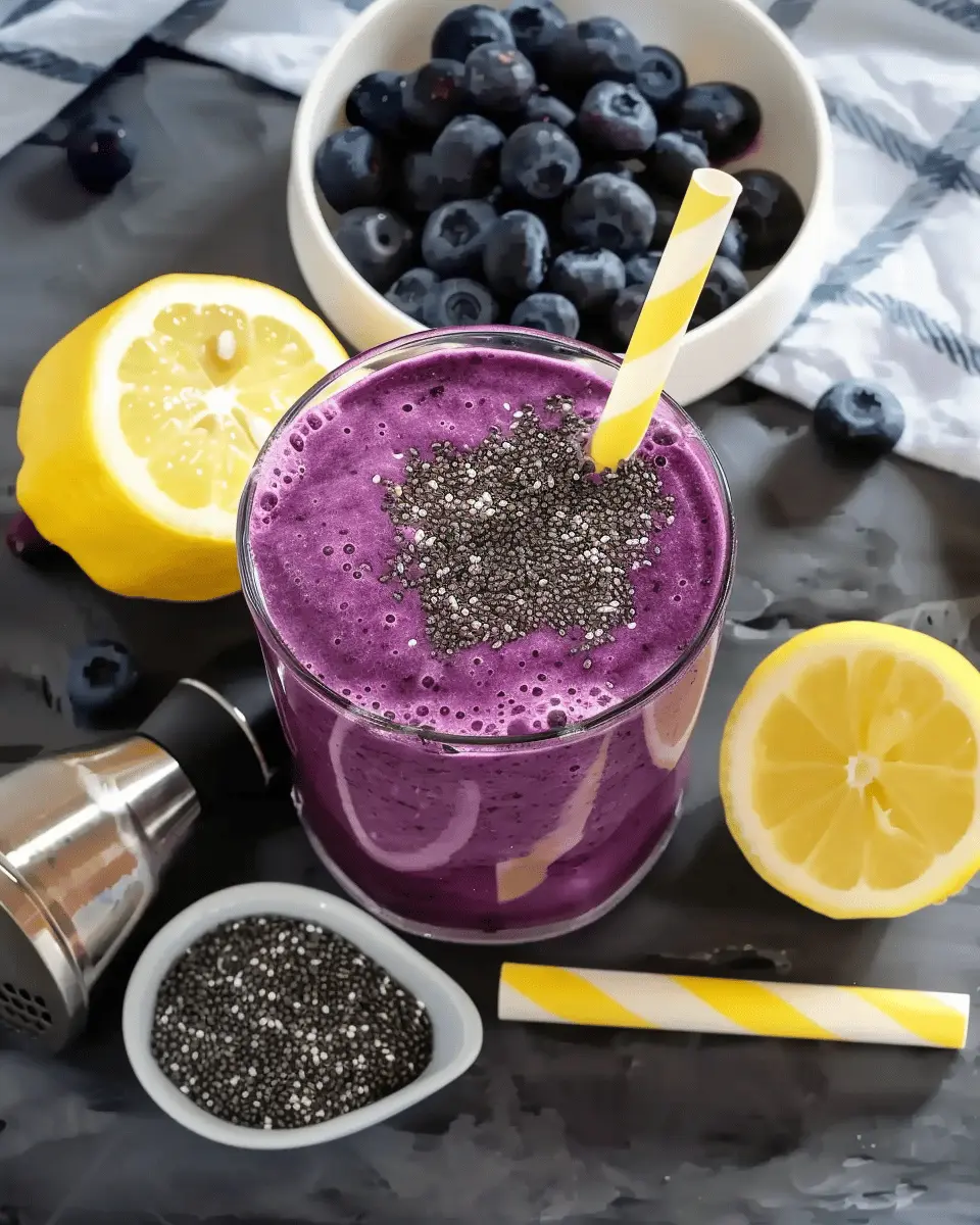 Wild Blueberry Lemon Ricotta Smoothie: A Refreshing Morning Boost