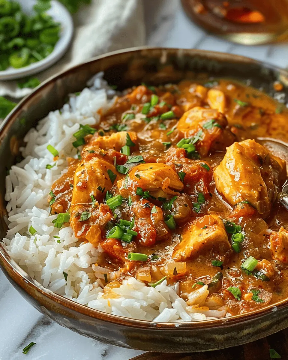 Chicken Étouffée: A Comforting and Flavorful Family Favorite