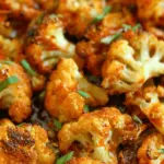 Sweet and Spicy Baked Cauliflower