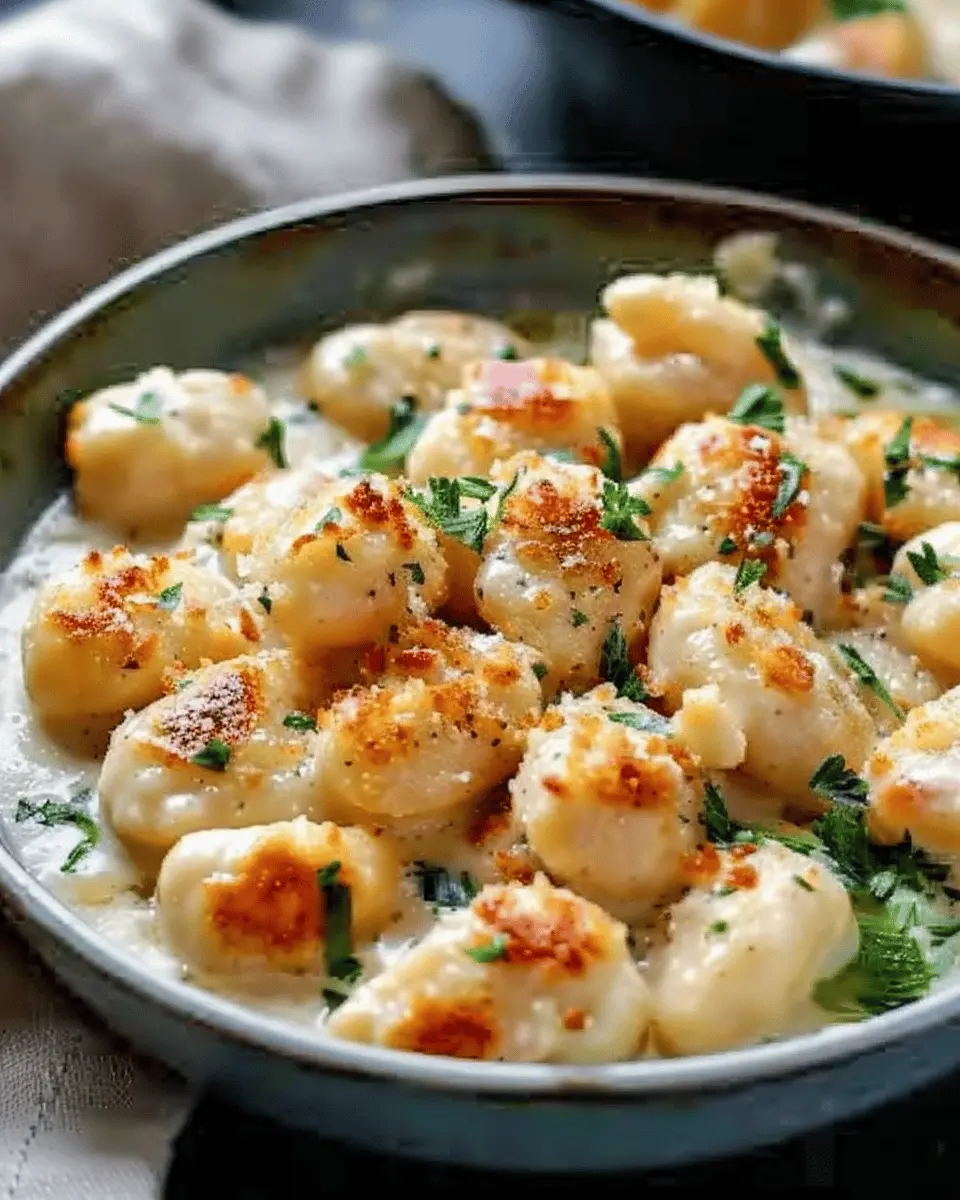 Creamy Crack Chicken Gnocchi