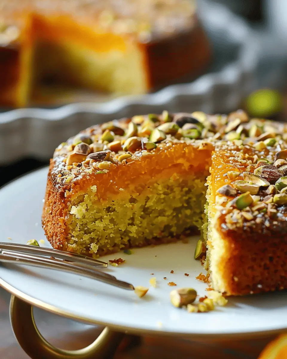 Flourless Orange Pistachio Cake: A Delightful, Gluten-Free Treat