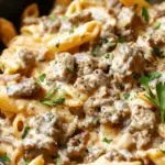 High Protein Creamy Beef Pasta Recipe for Quick Weeknight Dinners