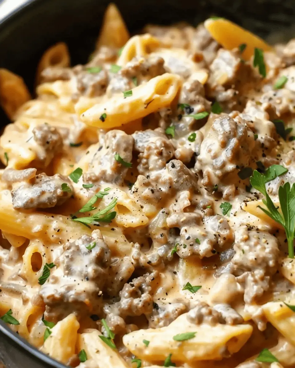High Protein Creamy Beef Pasta: Easy Weeknight Dinner Delight