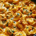 One-Pot Spicy Garlic Butter Chicken Tortellini