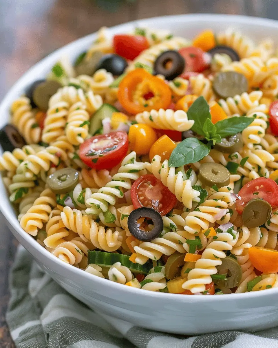 Pasta Salad with Italian Dressing: Easy & Flavorful Turkey Bacon Twist