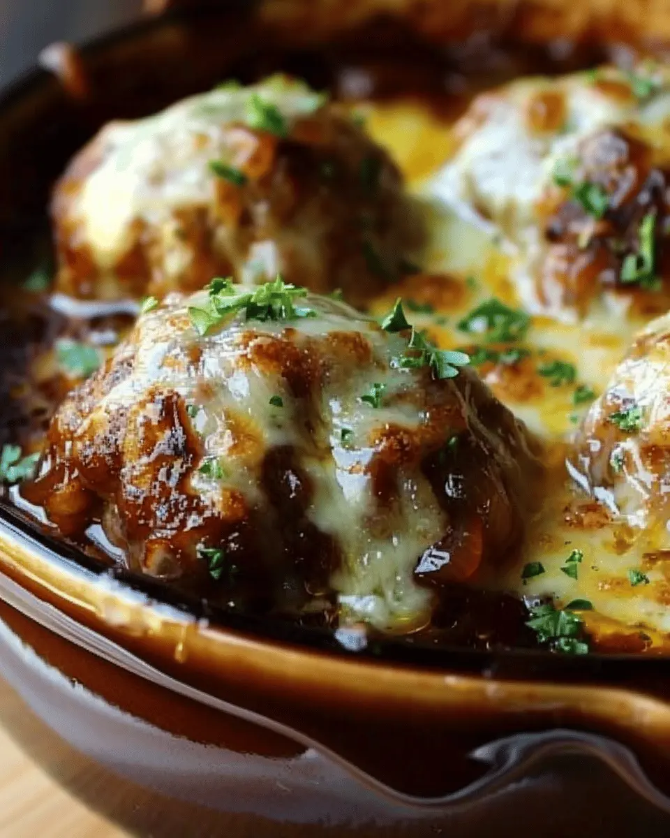 Crockpot French Onion Meatballs: 5 Easy Steps to Comfort Bliss