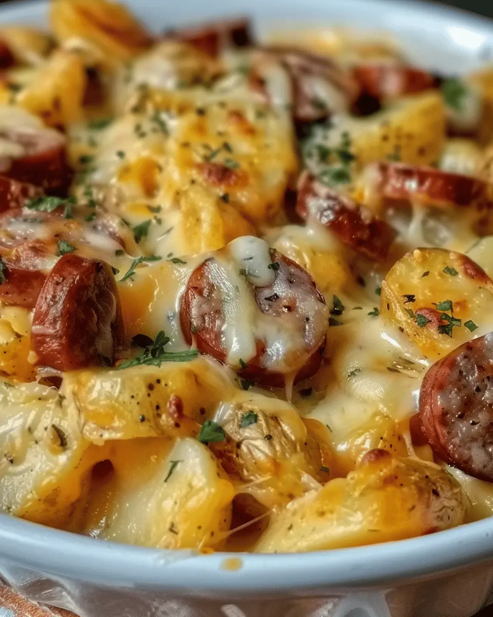 Cheesy Ranch Potatoes and Smoked Sausage for Easy Weeknight Meals