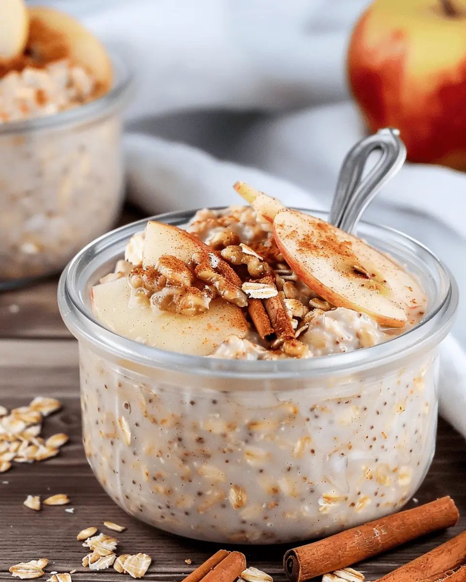 Apple Cinnamon Overnight Oats: Easy and Delicious Breakfast Idea