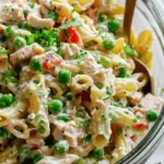Healthy Tuna Pasta Salad with Peas (Serve Cold)