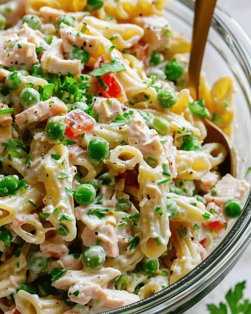 Healthy Tuna Pasta Salad with Peas: Your Perfect Summer Dish