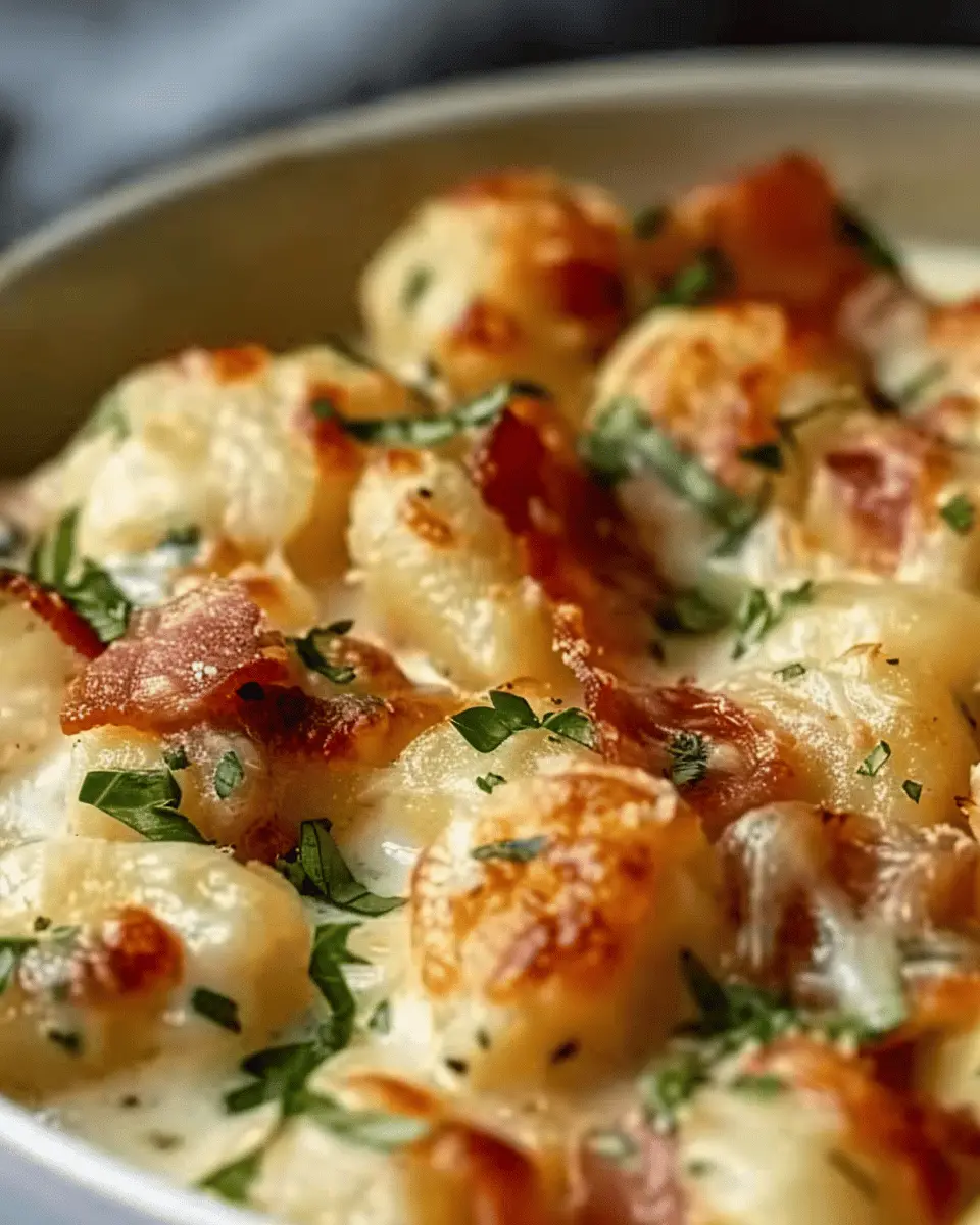 Crack Chicken Gnocchi: Hearty Comforting Dish with Turkey Bacon