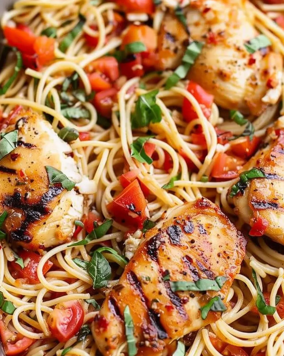 Bruschetta Chicken Pasta: Easy Recipe with Turkey Bacon Twist